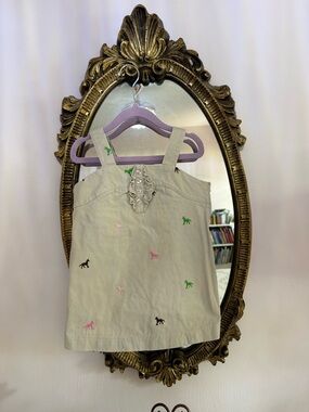 Toddler Equestrian Khaki Dress, 3T